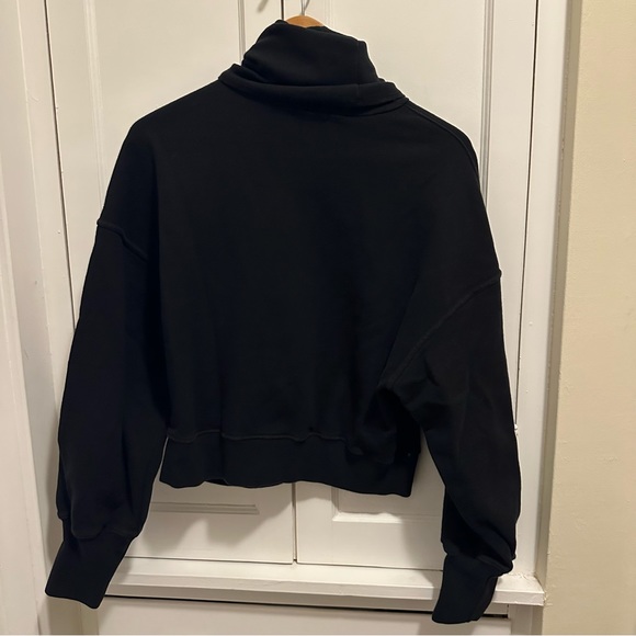 Agolde Balloon Sleeve Sweatshirt in Black Size: XS - Picture 10 of 10